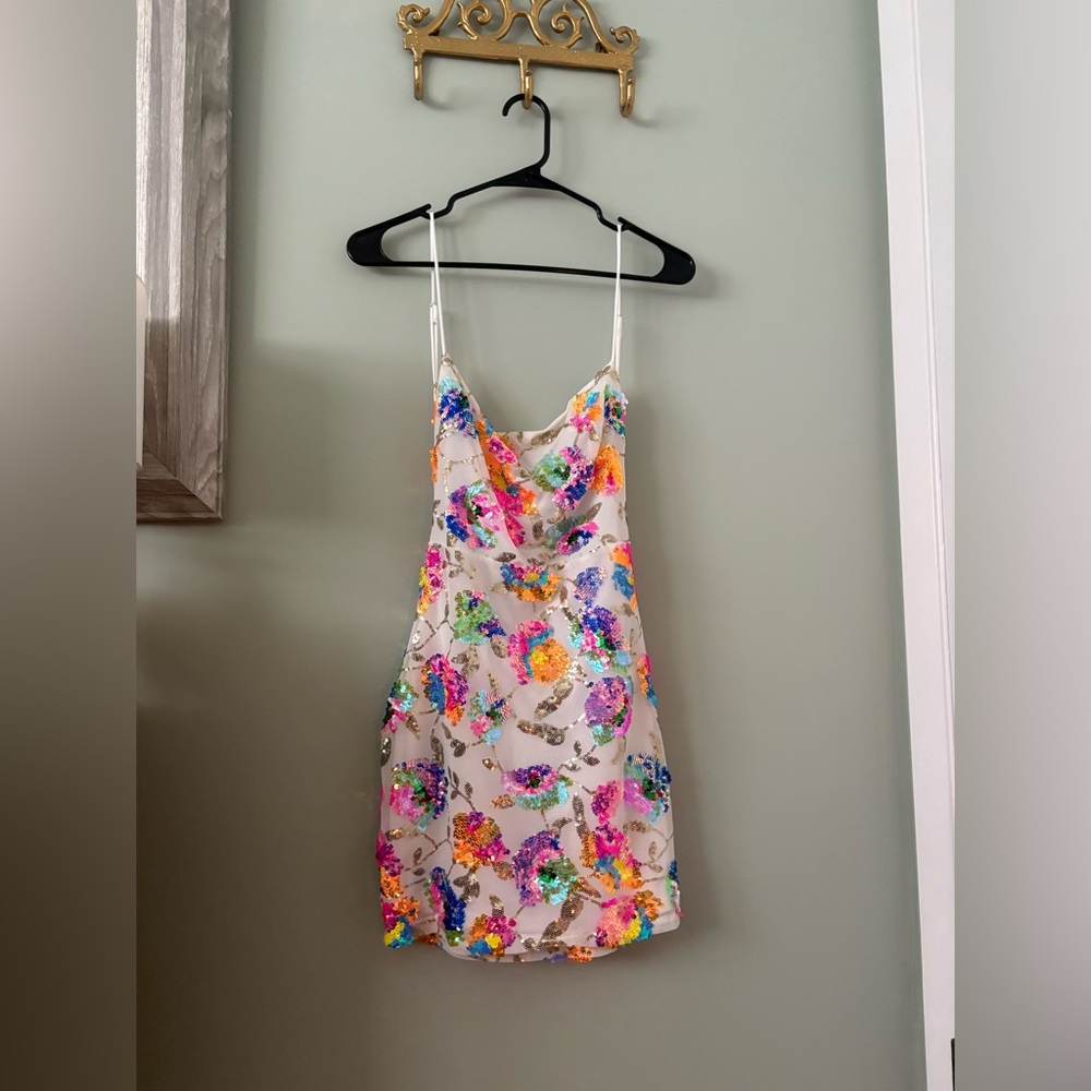 Lucy in the Sky Multicolor Sequin Dress